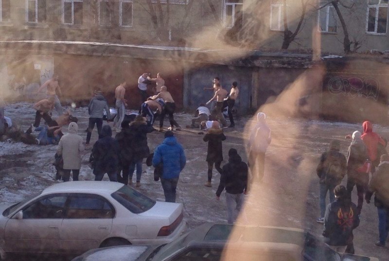 Болельщики «Сибири» ввязались в массовые драки в Красноярске